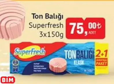 SUPERFRESH TON BALIĞI SUPERFRESH TON BALIĞI